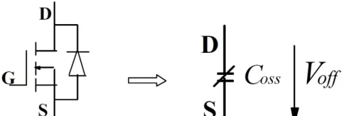 电子电路功率MOSFET的等效电路