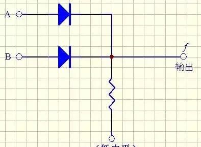 模拟电子，二极管或与逻辑，三极管非逻辑
