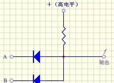 模拟电子，二极管或与逻辑，三极管非逻辑