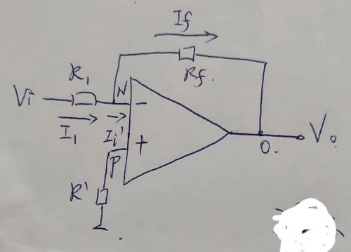 反相比例运算放大器的参数计算