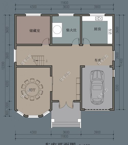 农村三层别墅12✘11米，该怎么设计？