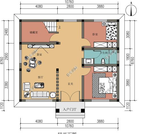 面宽十一米进深八米自建房怎样设计合理舒适？