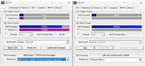 i5 13600K对比锐龙7 7700：谁更值得入手？