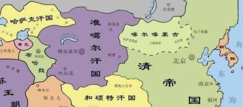 从唐中期到清乾隆年间，新疆由谁统治？