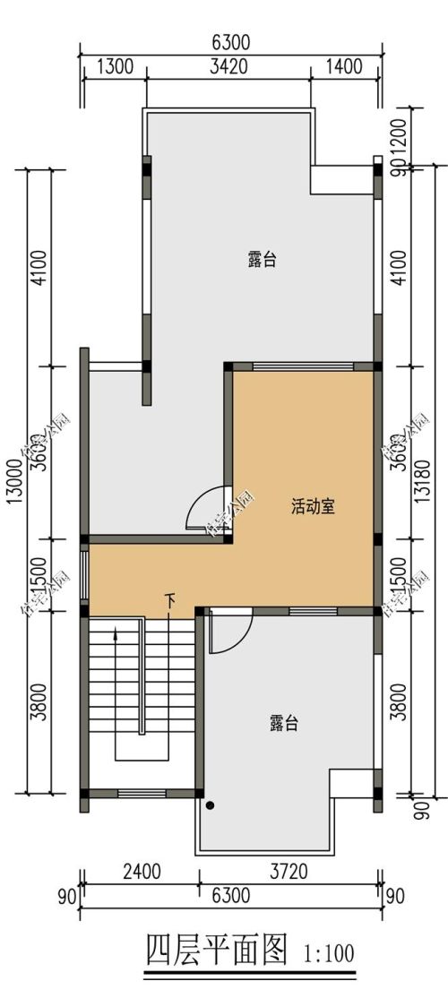 开间6.8米，进深11米的自建房该怎么设计？