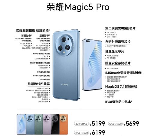 荣耀Magic5和荣耀Magic5 Pro有什么区别，该如何选择？