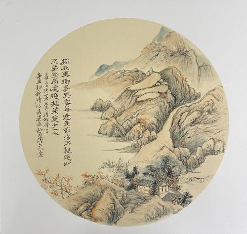 有画山水画的朋友吗？能否发几幅满意的作品欣赏？相互交流？