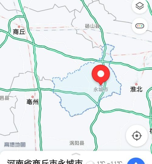 河南永城在地图上看被安徽包围了，怎么属于河南？