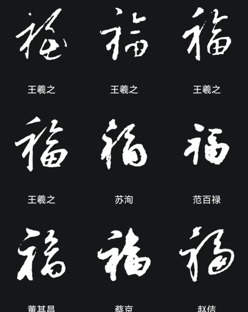 “福”字怎么写最漂亮？