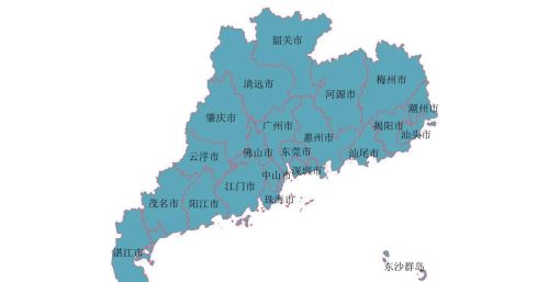 广东省拥有7个三线城市：汕头第一，6个四线城市，1个五线城市