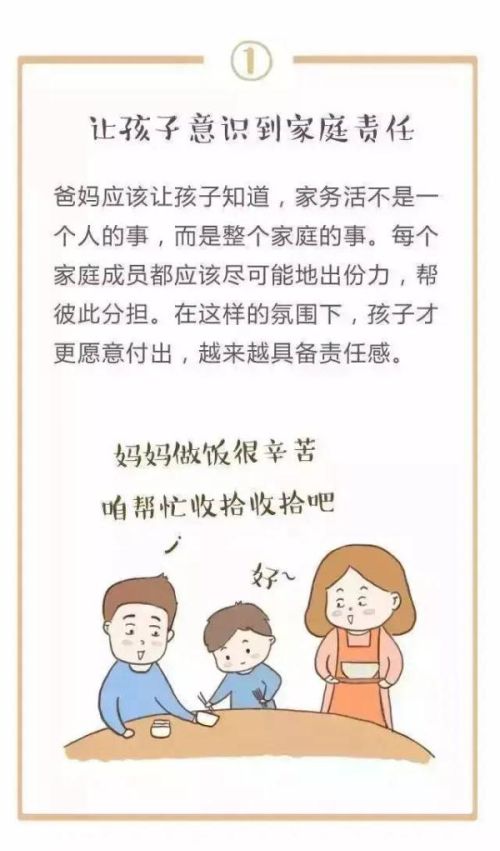 孩子做家务年龄对照表