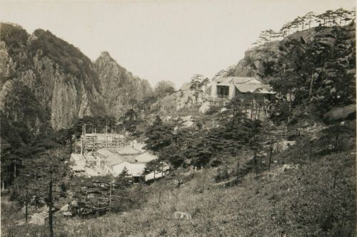 1929年安徽黄山老照片，90年前的黄山秀美风光