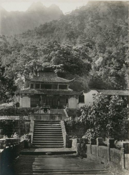 1929年安徽黄山老照片，90年前的黄山秀美风光