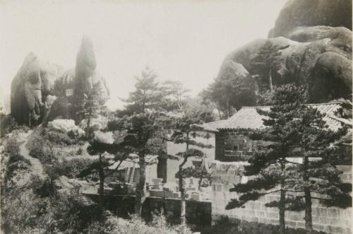 1929年安徽黄山老照片，90年前的黄山秀美风光