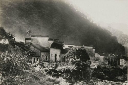 1929年安徽黄山老照片，90年前的黄山秀美风光