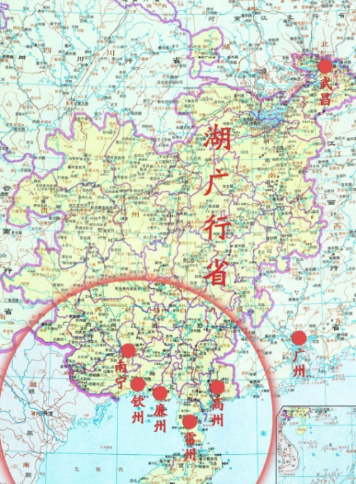 湖北省与湖南省的区划调整，合计98个县，如何分入了两省？