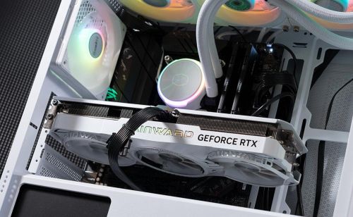 通杀2K的白色战神！耕升RTX 4070 星极皓月OC图赏