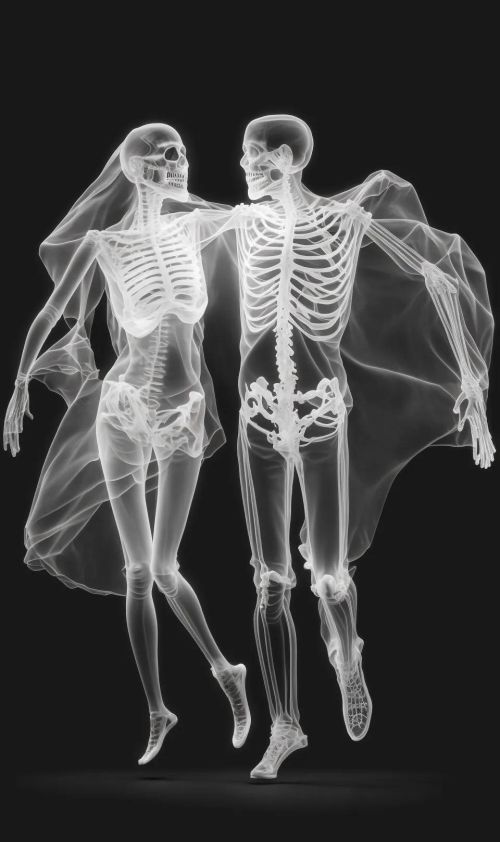 透明人体骨骼视觉艺术博物馆