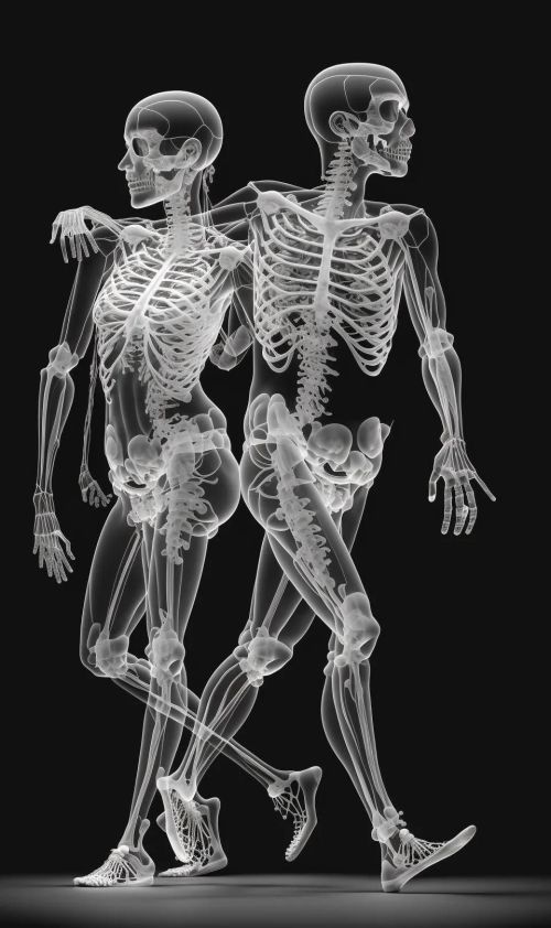 透明人体骨骼视觉艺术博物馆