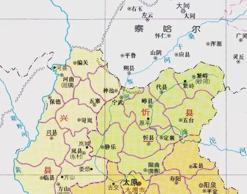 察哈尔省的13个县，为何划入了山西？