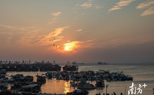 揭阳惠来：澳角海域最美的春日夕阳