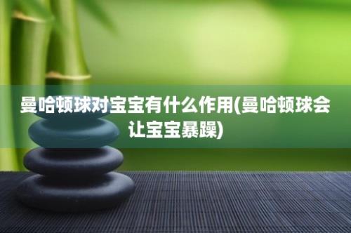 曼哈顿球对宝宝有什么作用(曼哈顿球会让宝宝暴躁)