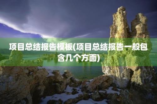 项目总结报告模板(项目总结报告一般包含几个方面)