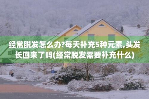 经常脱发怎么办?每天补充5种元素,头发长回来了吗(经常脱发需要补充什么)