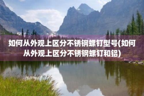 如何从外观上区分不锈钢螺钉型号(如何从外观上区分不锈钢螺钉和铝)