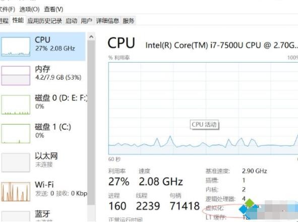 cpu虚拟化怎么开启