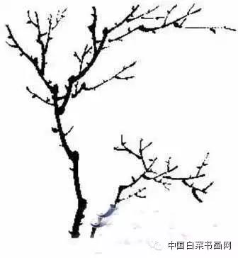 国画初学者入门步骤画梅花（大家一起学学国画梅花的各种画法）(11)