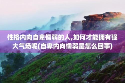 性格内向自卑懦弱的人,如何才能拥有强大气场呢(自卑内向懦弱是怎么回事)