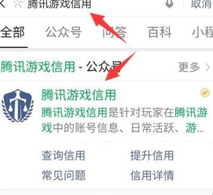 怎么查询腾讯游戏信用分