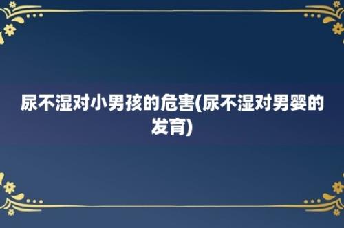 尿不湿对小男孩的危害(尿不湿对男婴的发育)