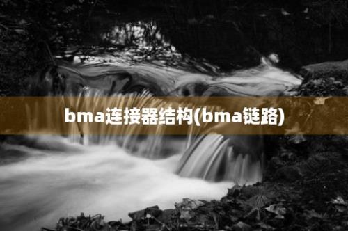 bma连接器结构(bma链路)