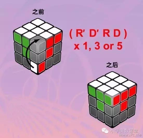 魔方还原最简单的方法（常用口诀公式及图解）(7)