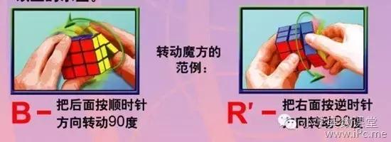 魔方还原最简单的方法（常用口诀公式及图解）(5)