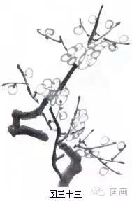 国画初学者入门步骤画梅花（大家一起学学国画梅花的各种画法）(23)