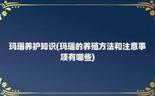 玛瑙养护知识(玛瑙的养殖方法和注意事项有哪些)