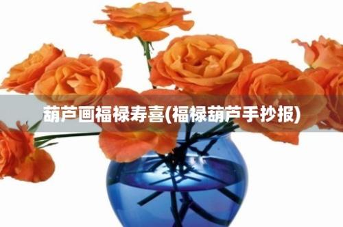 葫芦画福禄寿喜(福禄葫芦手抄报)