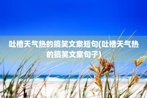 吐槽天气热的搞笑文案短句(吐槽天气热的搞笑文案句子)