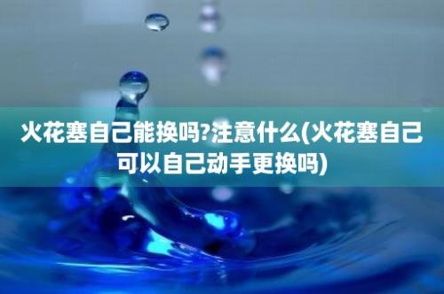 火花塞自己能换吗?注意什么(火花塞自己可以自己动手更换吗)