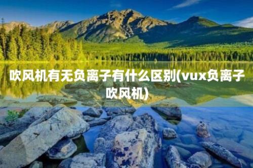 吹风机有无负离子有什么区别(vux负离子吹风机)