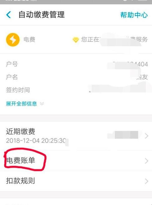 支付宝如何查询电费明细