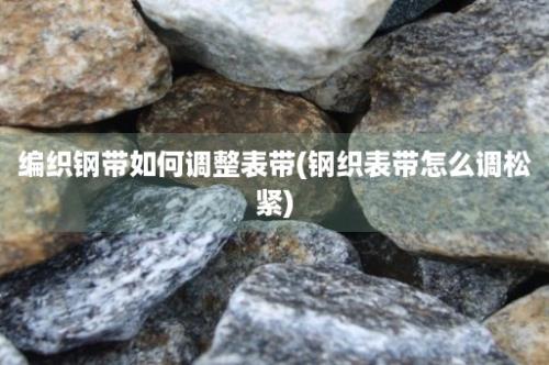 编织钢带如何调整表带(钢织表带怎么调松紧)