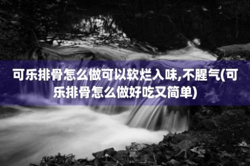 可乐排骨怎么做可以软烂入味,不腥气(可乐排骨怎么做好吃又简单)