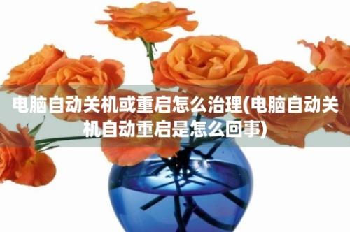 电脑自动关机或重启怎么治理(电脑自动关机自动重启是怎么回事)