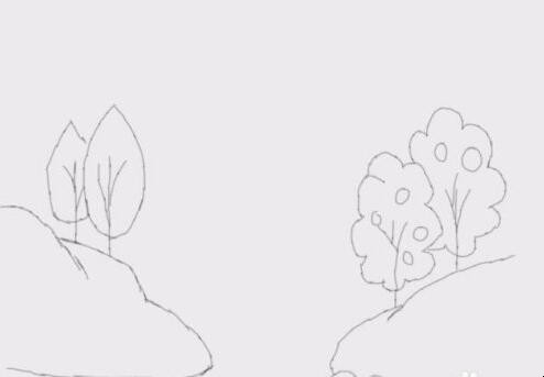 简笔画山水风景是怎么画