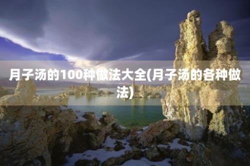 月子汤的100种做法大全(月子汤的各种做法)