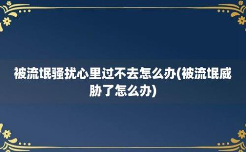 被流氓骚扰心里过不去怎么办(被流氓威胁了怎么办)